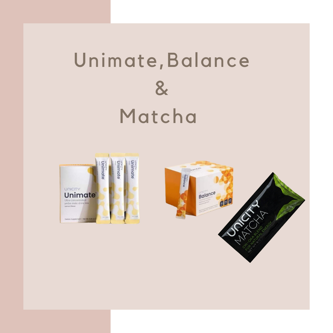 Unimate,Balance & Matcha